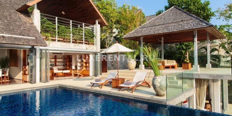 Swimming pool at villa 1, Samsara private estate, Kamala, Phuket, Thailand